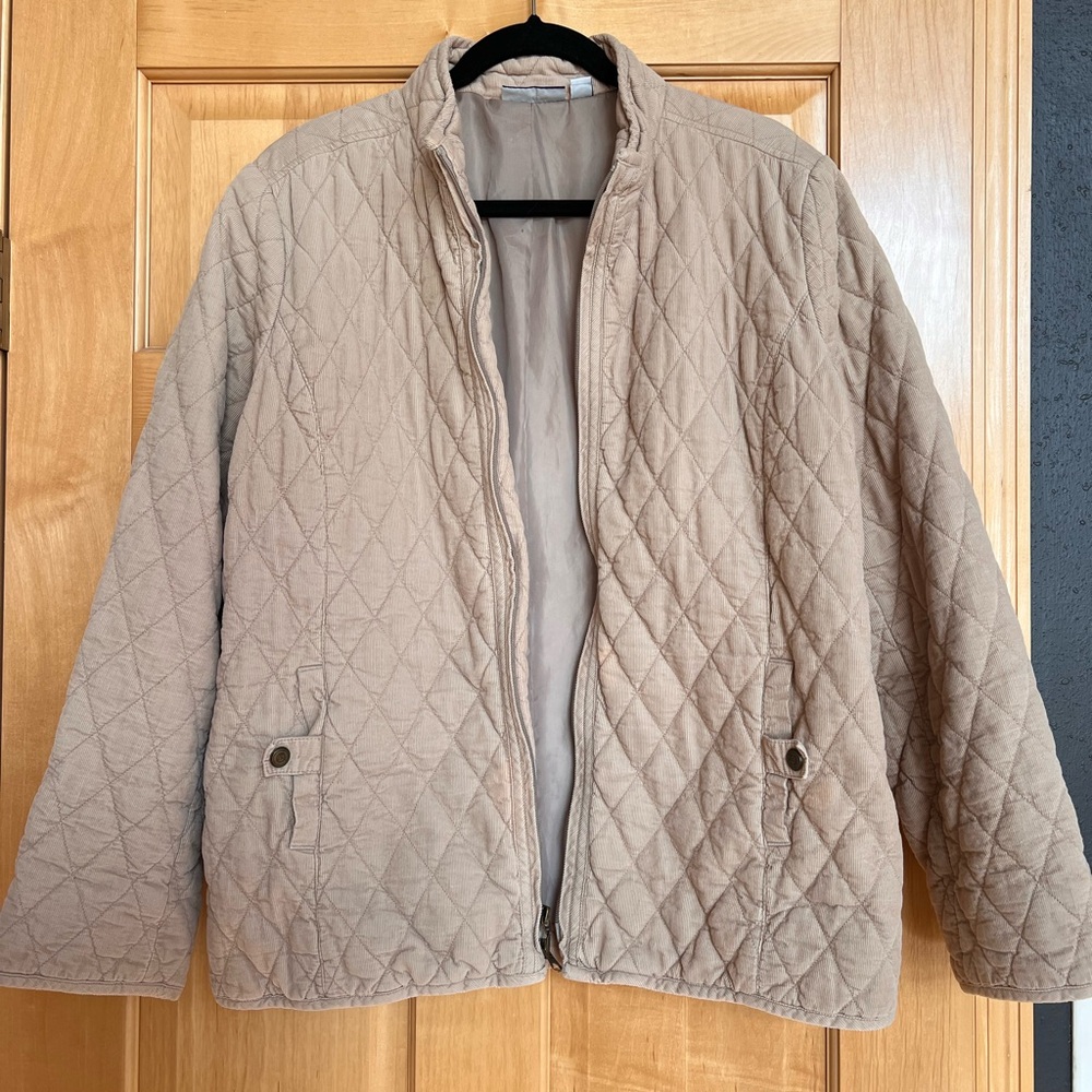 Quilted Tan Women's Jacket
